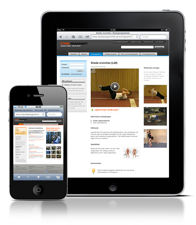 Styrkeprogrammet fungerar nu på iPhone och iPad